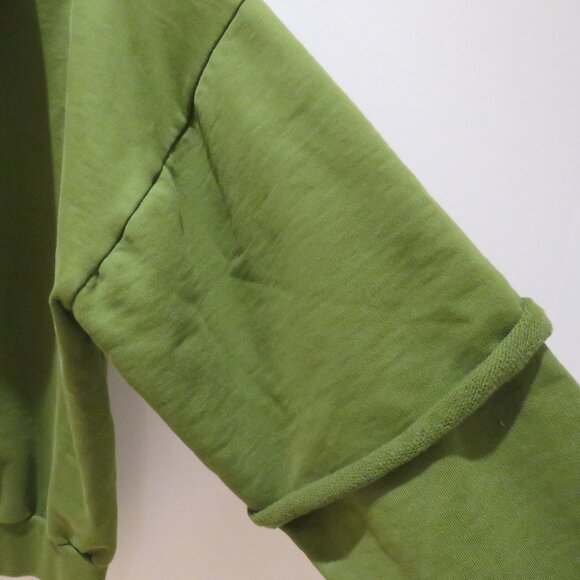 GOSHA RUBCHINSKIY Double Sleeve Flag Print Hoodie Green Street Casual Avant Gard - Picture 13 of 15